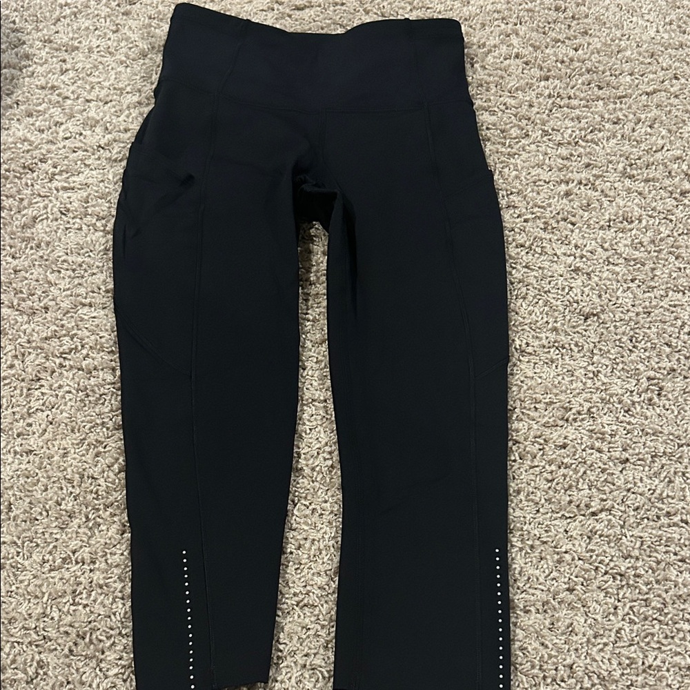 Lululemon fast and free high rise crop 19’’